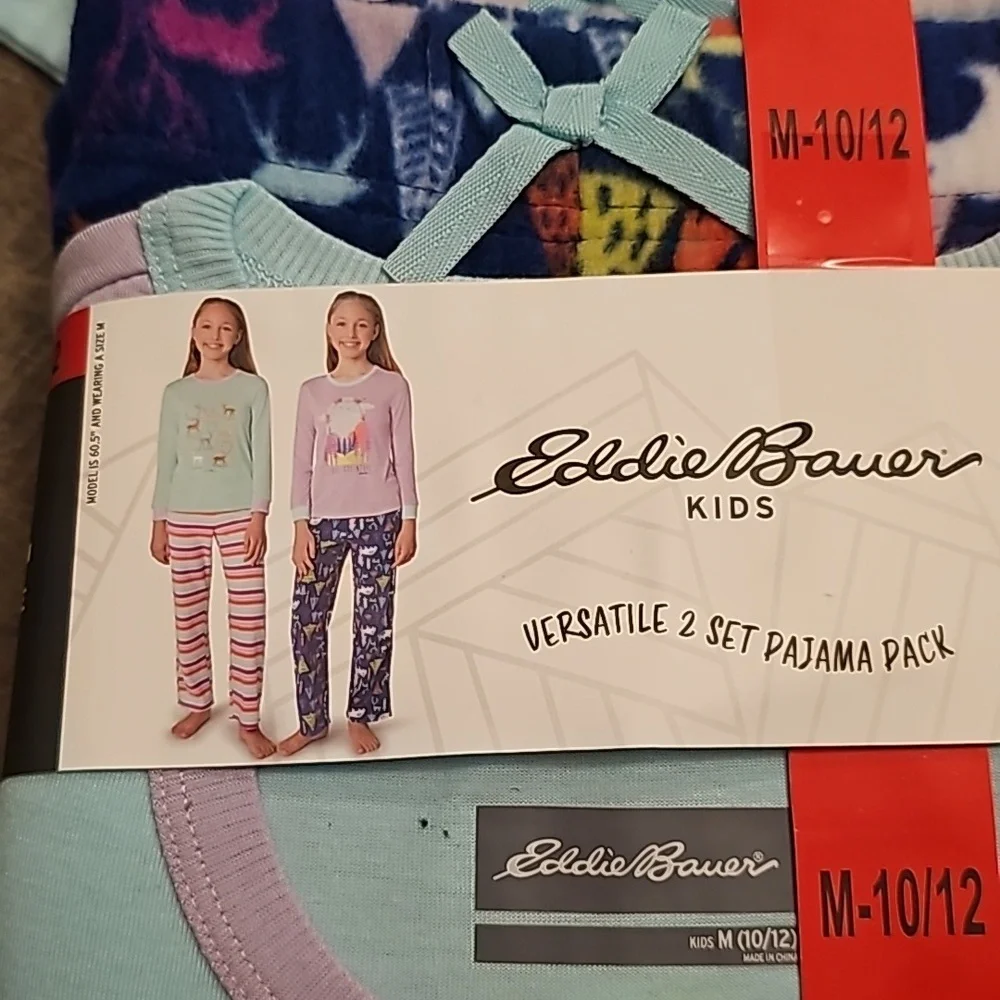 Eddie Bauer Youth 4-piece Pajama Set